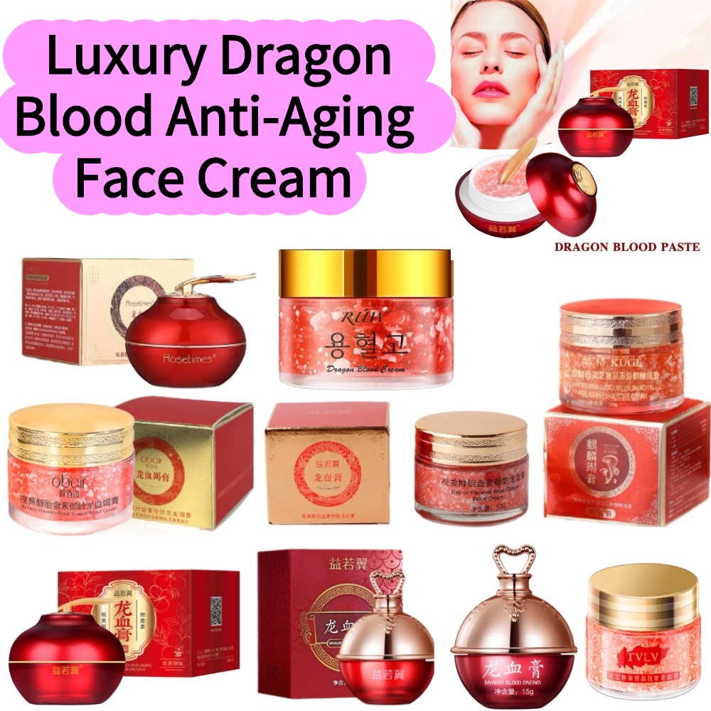Luxury Skincare & Spa - Krim Wajah Anti-Penuaan Mewah Dragon Blood