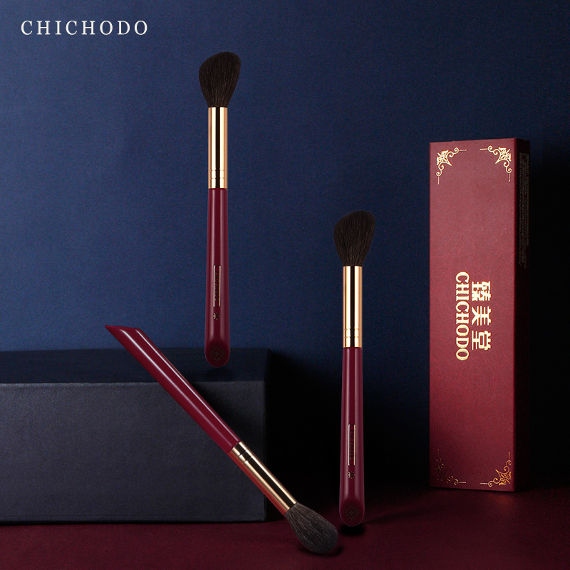 Luxury Skincare Accessories - Tidak mengirim-seri mawar merah mewah-kuas Bronzer