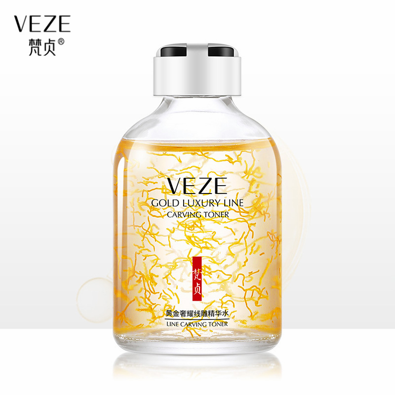 Luxury Skincare Acne - 24K Emas Line Ukiran Toner Pelembab