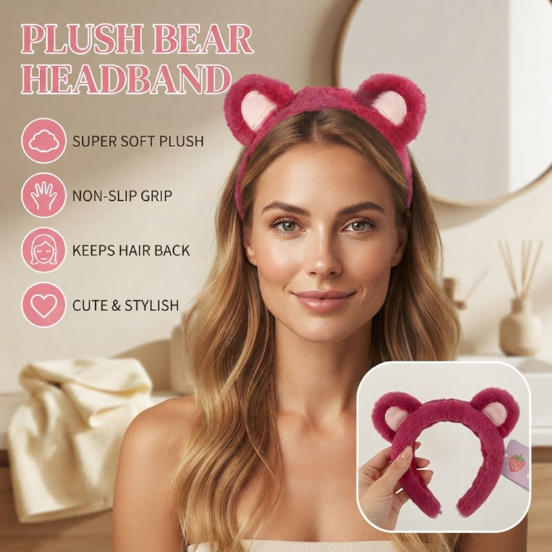 Luxury Skincare Gifts For Women - Headband Beludru Mewah Anti-Selip untuk Wanita,