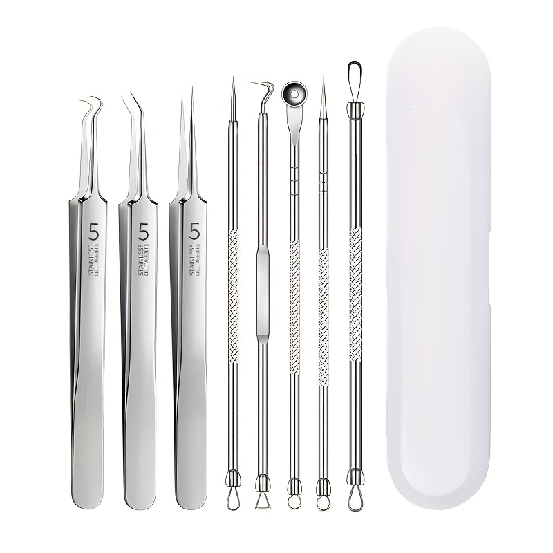 Set Alat Penghilang Komedo 8 B - Luxury Skincare Acne ulasan dan harga