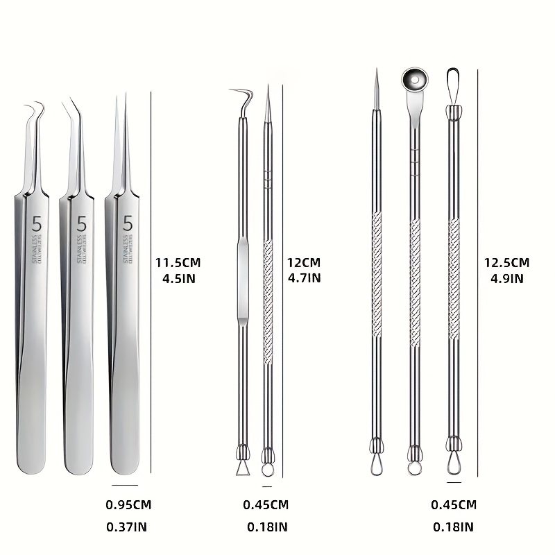 Set Alat Penghilang Komedo 8 B - Luxury Skincare Acne ulasan dan harga