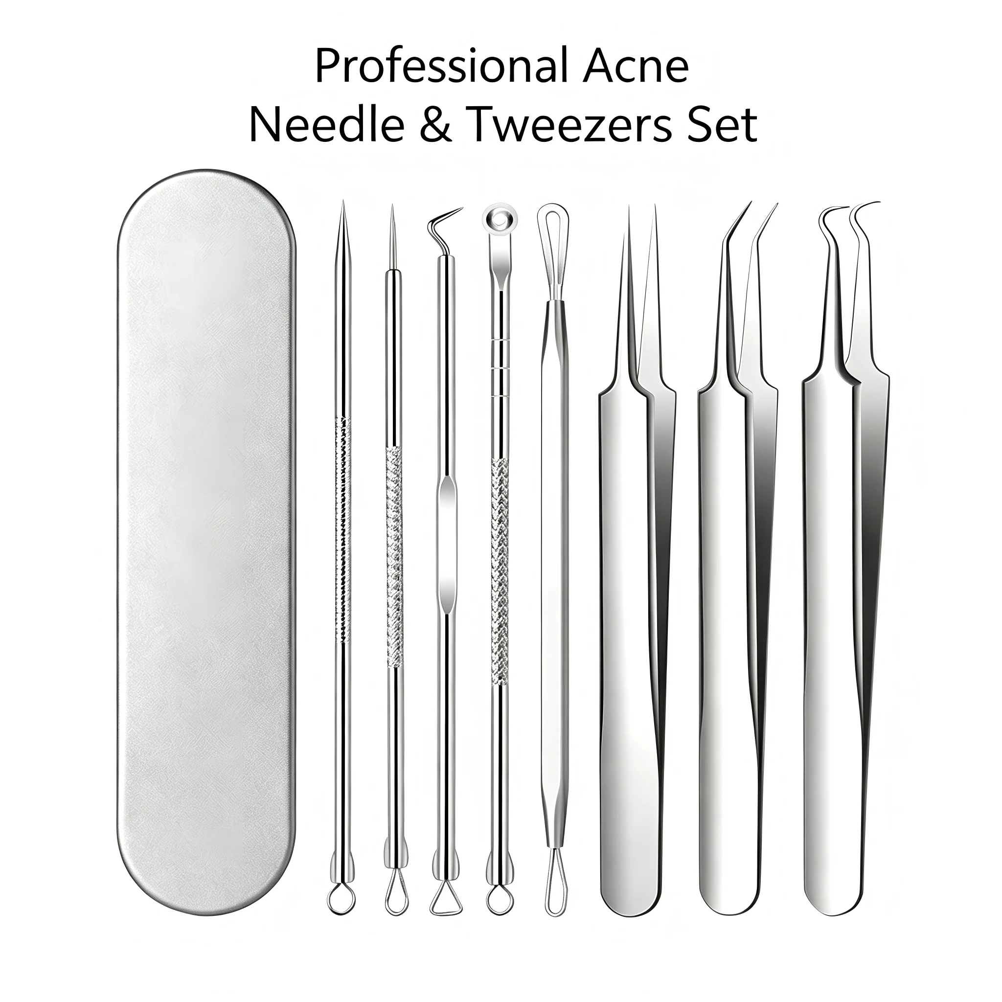 8Pcs Set Alat Penghilang Jeraw - Luxury Skincare Acne ulasan dan harga